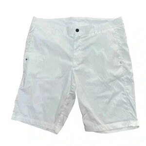 COLMAR Crisp White Men's Flat Front Shorts